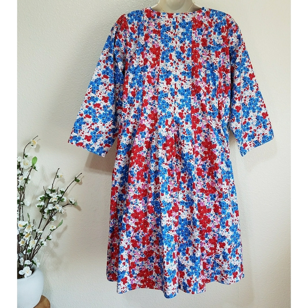 Caron Callahan Aria Dress Red Posy Mini Dress - Picture 6 of 11